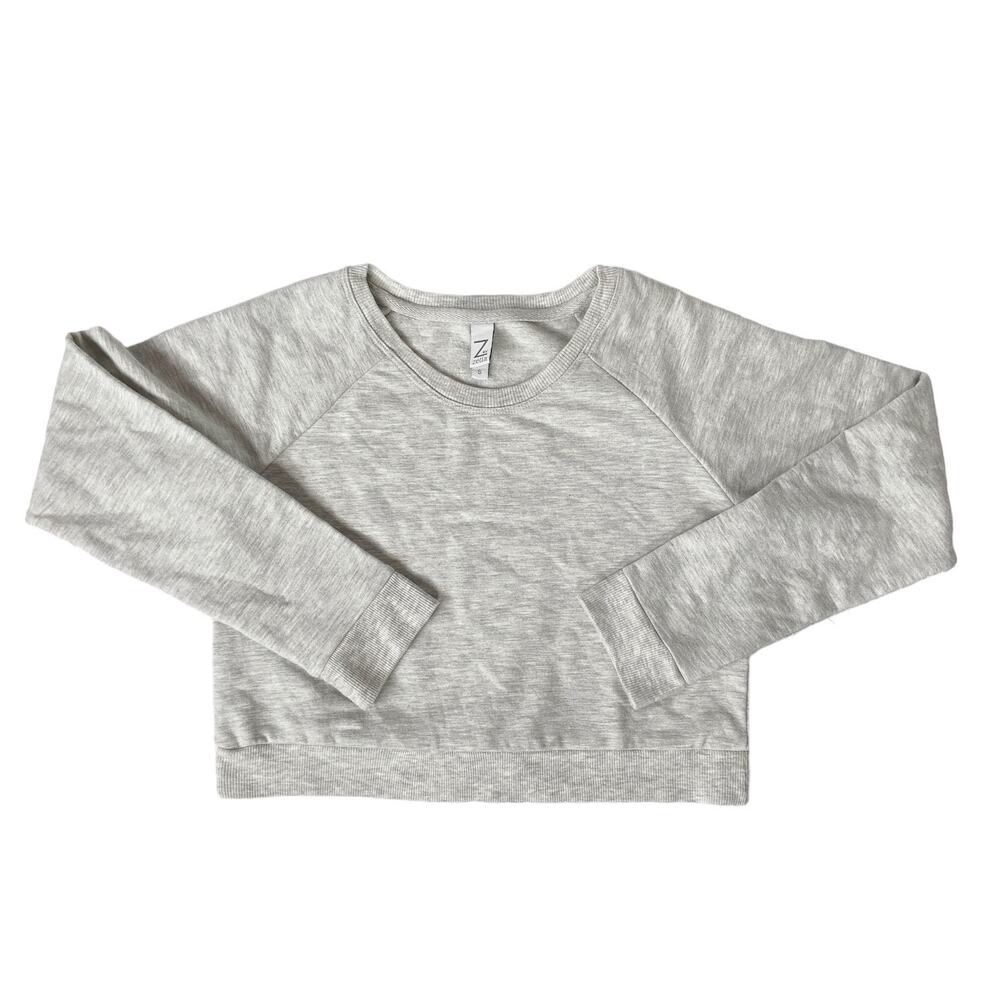 NEW‎ Zella Girl Gray Sweatshirt Size Small Crewneck